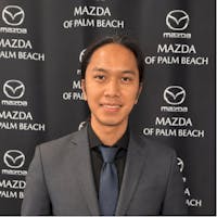 Ahrjei Mendoza at Mazda of Palm Beach