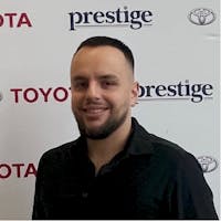 Klaudio Xhani at Prestige Toyota of Ramsey