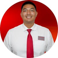Andrew Cardona at Fred Haas Toyota World