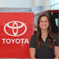 Chloe Kotzer at MotorWorld Toyota