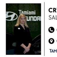 Crystal Krukowski at Tamiami Hyundai