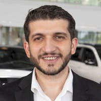 Mick Antouz at Mercedes-Benz London