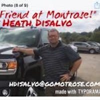 Heath Disalvo at Montrose GM Superstore in Hermitage