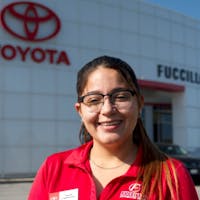 Sarah ligammari at Fuccillo Toyota of Grand Island