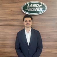 Arham Ghani at Land Rover Frisco
