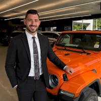 William Helicher at Raceway Jeep