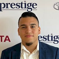 Justin Gonzalez at Prestige Toyota of Ramsey