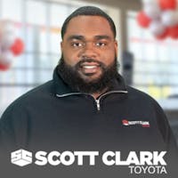 Roy Angus Jr. at Scott Clark Toyota