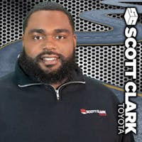 Roy Angus Jr. at Scott Clark Toyota