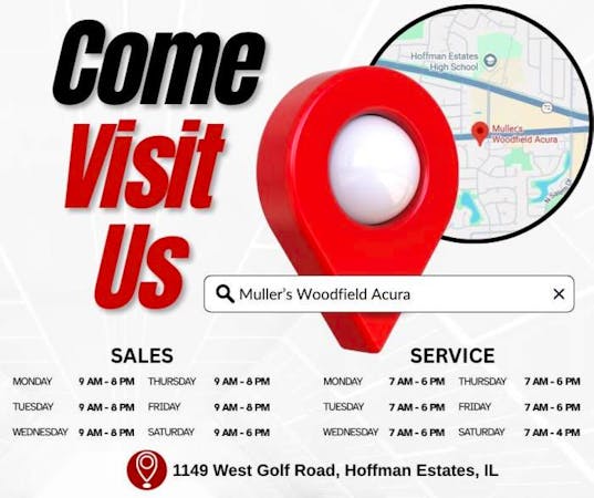Muller's Woodfield Acura, Hoffman Estates, IL, 60169