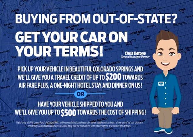 Phil Long Ford of Chapel Hills, Colorado Springs, CO, 80920