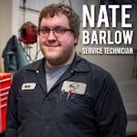 Photo of Nate Barlow, Service Technician