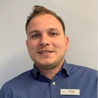 Evan Wright at Elhart Automotive Campus