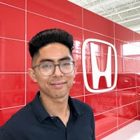 Clarence Magnaye at Alberta Honda