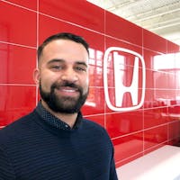 Biz Orchard at Alberta Honda