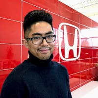 Clarence Magnaye at Alberta Honda