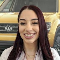 Samantha Amaral at Bramgate Volkswagen