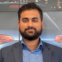 Naush Adil at Bramgate Volkswagen