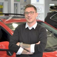 Christian Wilde at Auto Gallery Subaru
