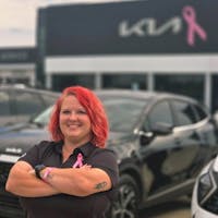 Megan Tate at Moritz Kia Fort Worth