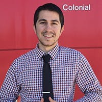 Michael Gazdik at CMA's Colonial Auto Center