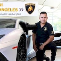 Gilbert Murillo at Lamborghini North Los Angeles