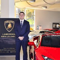 Joshua Clark at Lamborghini North Los Angeles