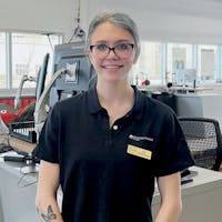 Tia Osborne at Grande Prairie Nissan