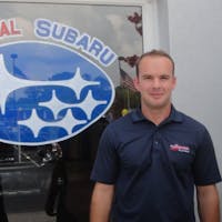 Rusty Butler at National Subaru