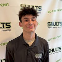 Austin McIntyre at Shults Resale Center of Dunkirk
