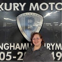 Courtnee Wallace at Birmingham Luxury Motors