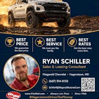 Ryan Schiller at Fitzgerald Chevrolet Cadillac Hagerstown